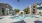 a swimming pool in a courtyard