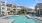 a pool in a resort