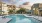 a swimming pool in a resort