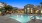 a swimming pool in a backyard