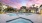 a swimming pool in a backyard
